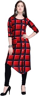 Women Rayon Straight Kurta