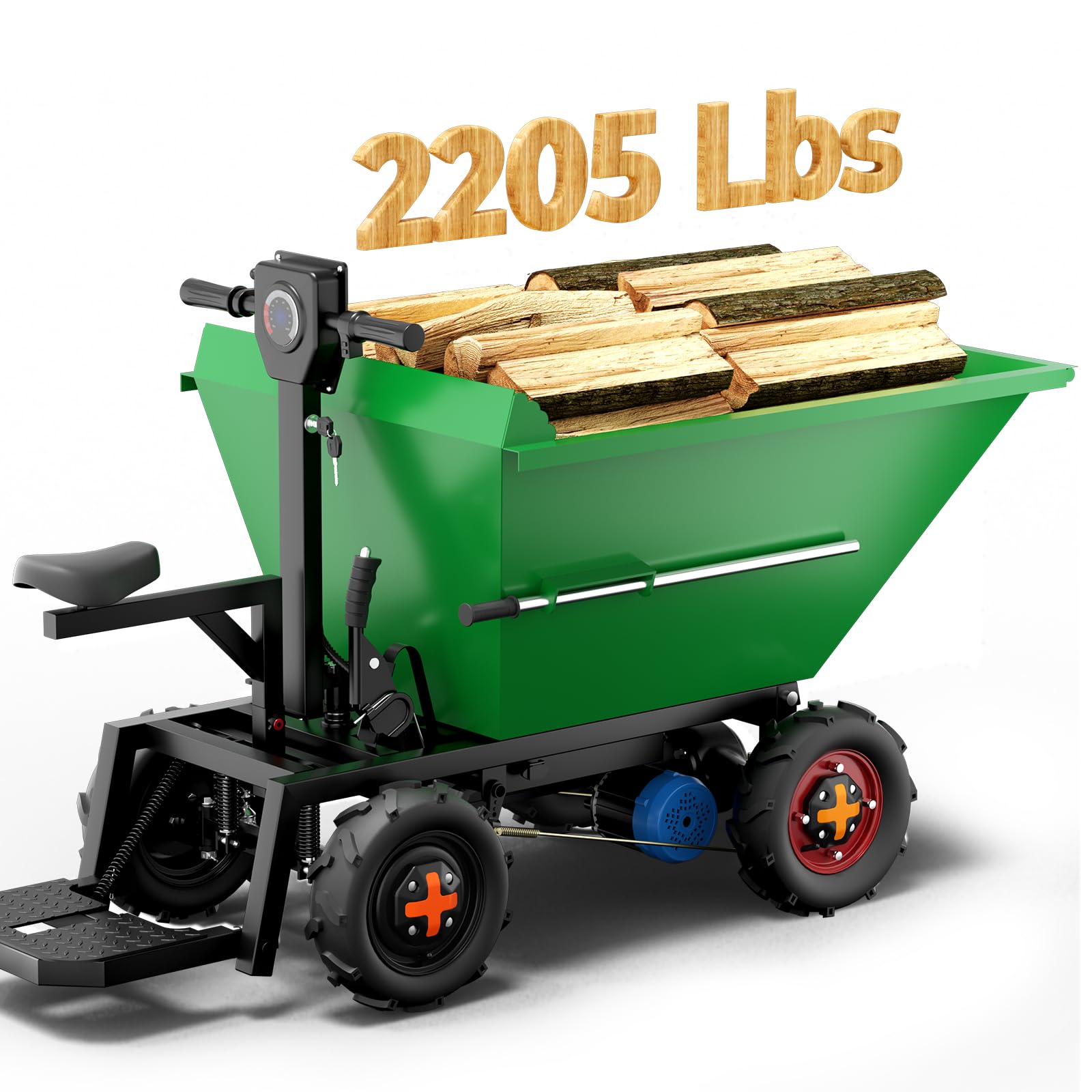 Amazon.com: All-Terrain Tires Wheelbarrow Utility Cart 48V 20Ah