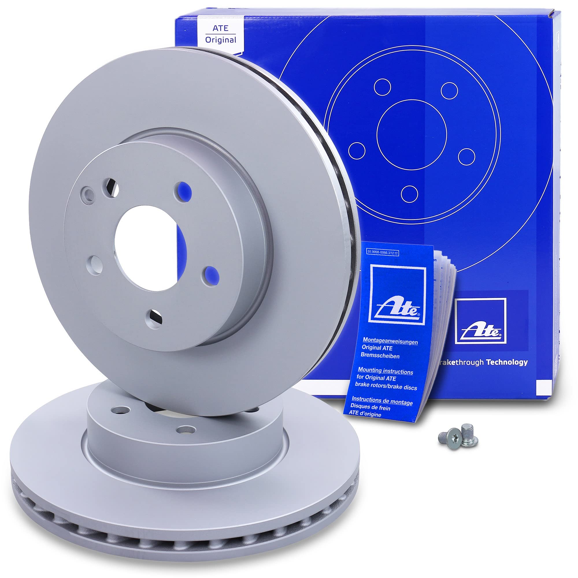 ATE Set di freni +dischi freno anteriori ¯ 295mm ventilati +posteriori ¯ 300mm pieni e pastiglie freno anteriori +posteriori e ganasce freno Compatibile con MERCEDES Classe E (W212) (S212)