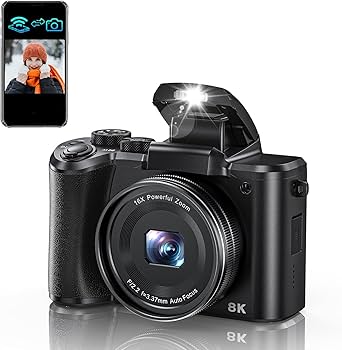 Amazon | 8K デジタルカメラ 8800万画素 デジカメ スマホに送れる