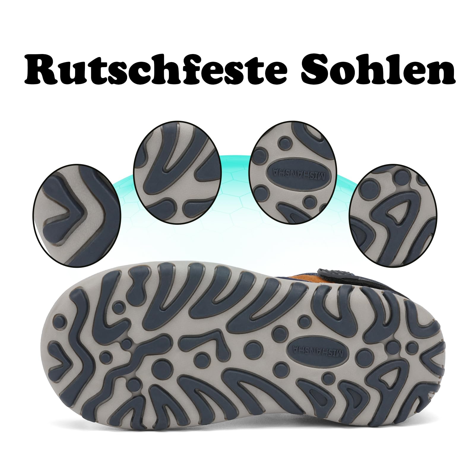 Mishansha Jungen Sandalen Geschlossene Outdoorschuhe Gr.24-38 | Kinder Wandersandalen, Trekking, Sommer, Atmungsaktiv, Rutschfest