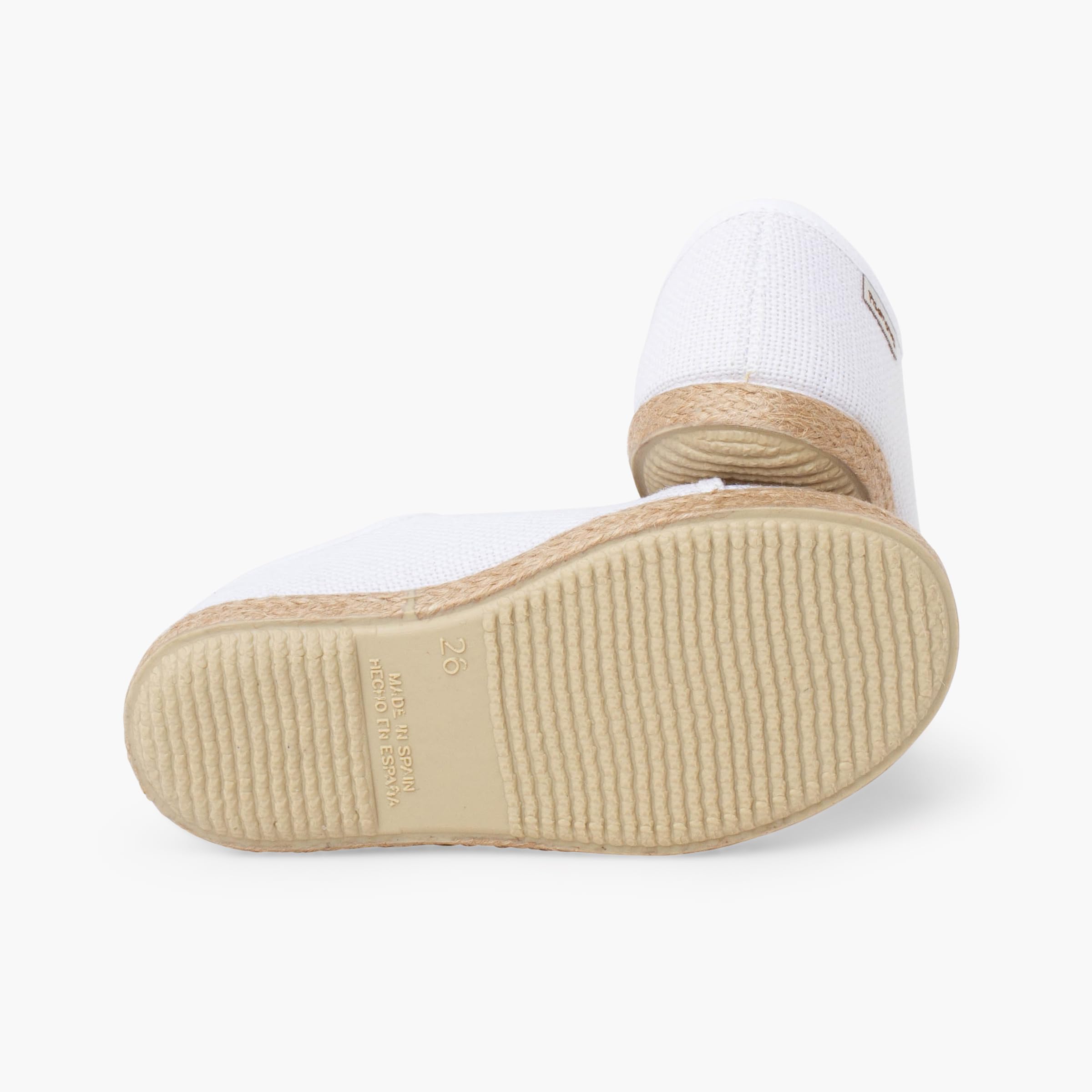 Pisamonas Blucher Niños Lino Cordones Yute