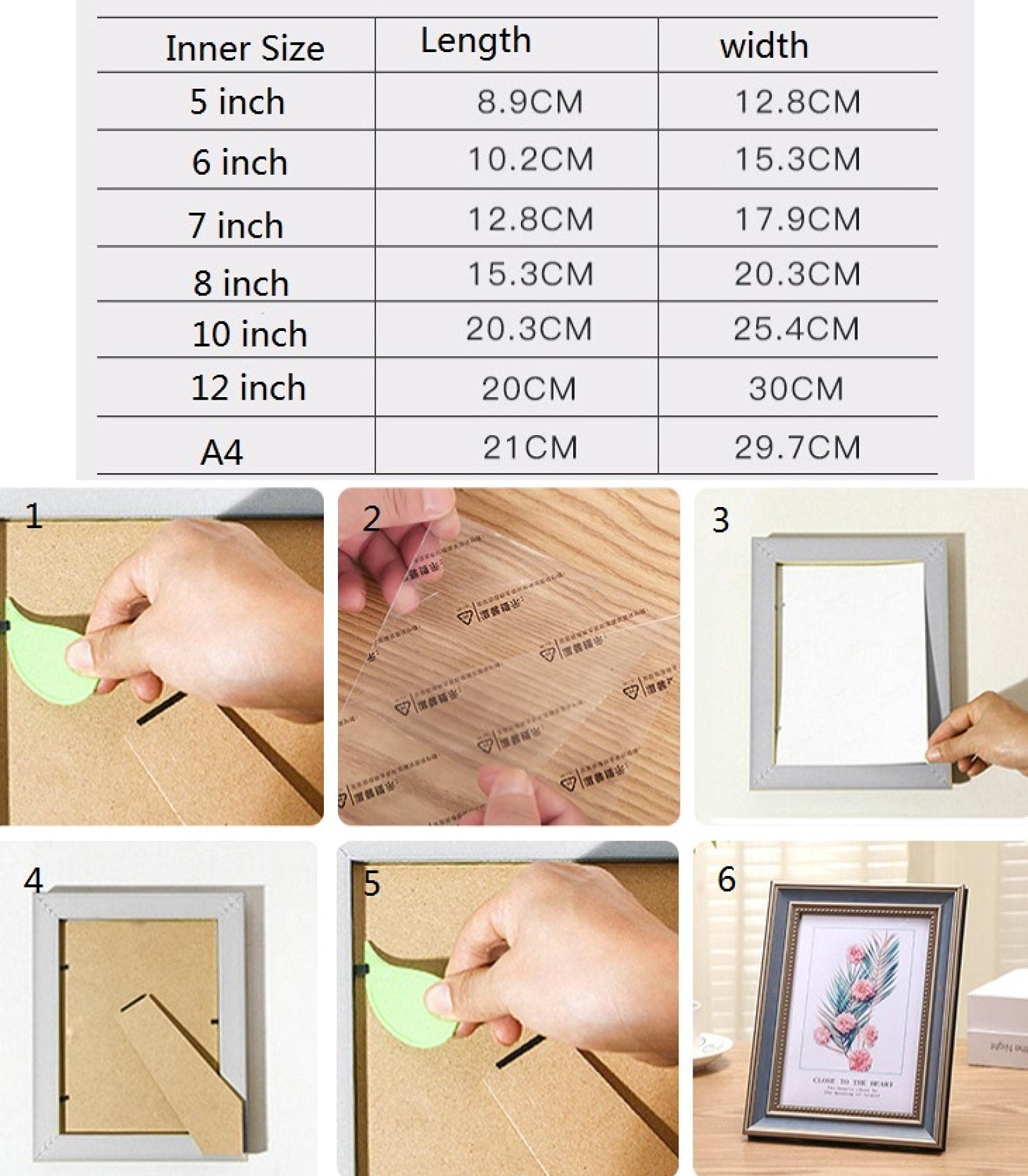 Amazon.co.jp: 額縁フォトフレームファミリーフォトデスク8インチ