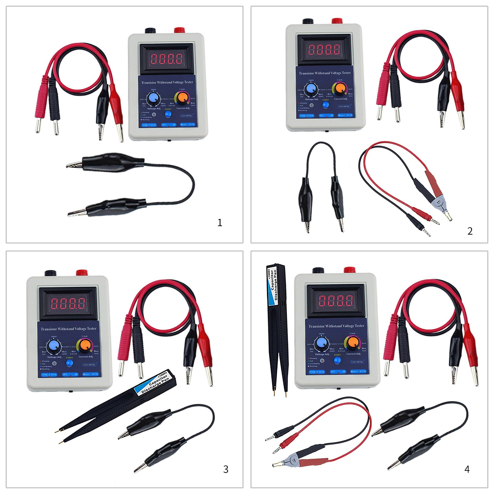 0-3800V IGBT Meter Transistor Tensioni Tester Diodo Triodo Transistor Resistere Tensioni Strumento di Prova