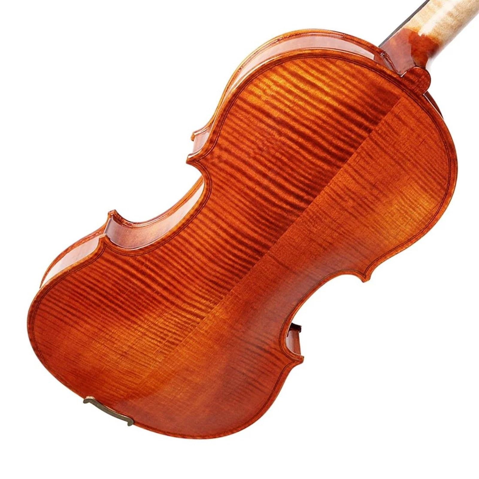 Violino Professionale Fatto A Mano 4/4 In Acero Tigre Per Principianti Adulti Con Parti(Violin)