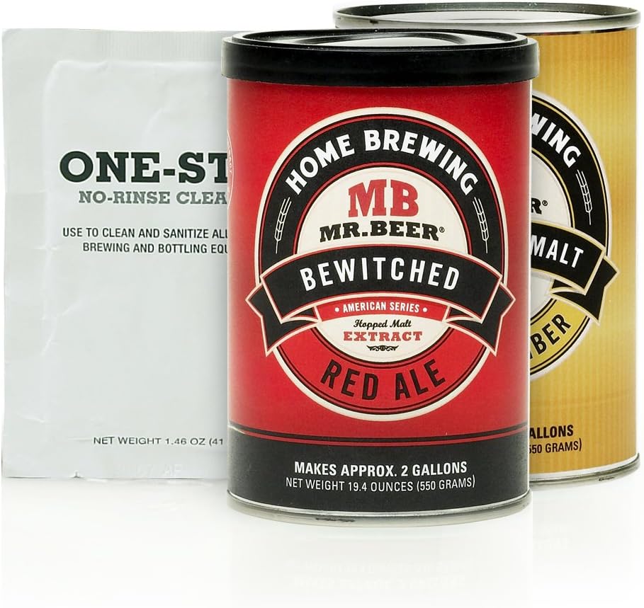 Mr. Beer Bewitched Red Ale with Mellow Amber Amazon.ca Home