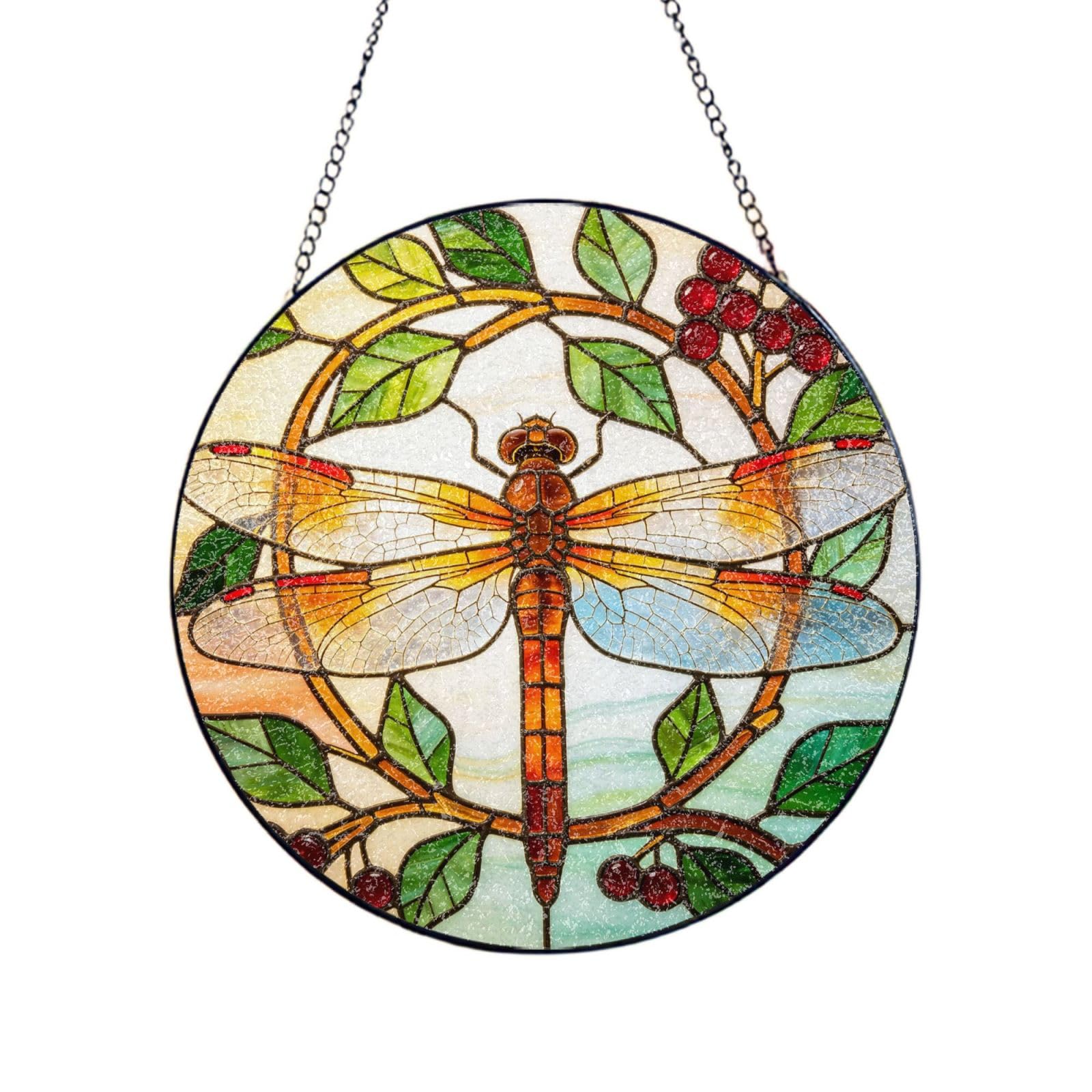Atrapasueños de cristal para colgar en ventana, patio, jardín