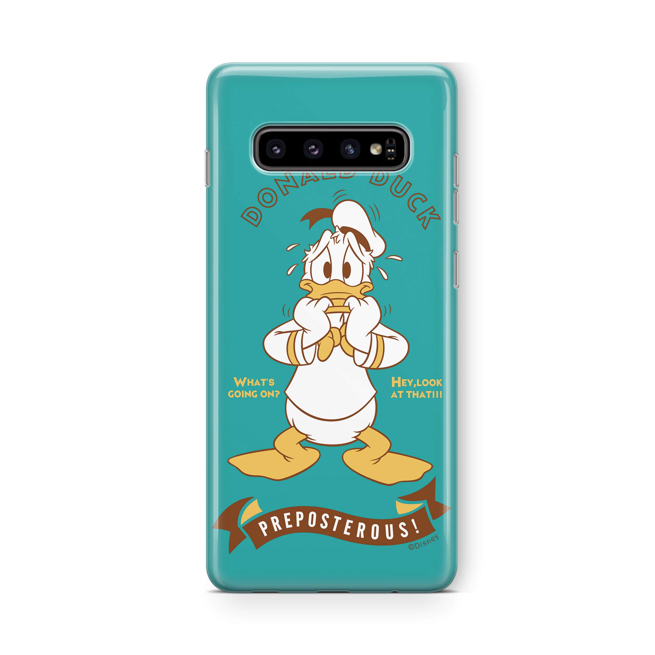 ERT GROUP mobile phone case for Samsung S10 original and officially Licensed Disney pattern Donald 004 optimally adapted to the shape of the mobile phone, case made of TPU