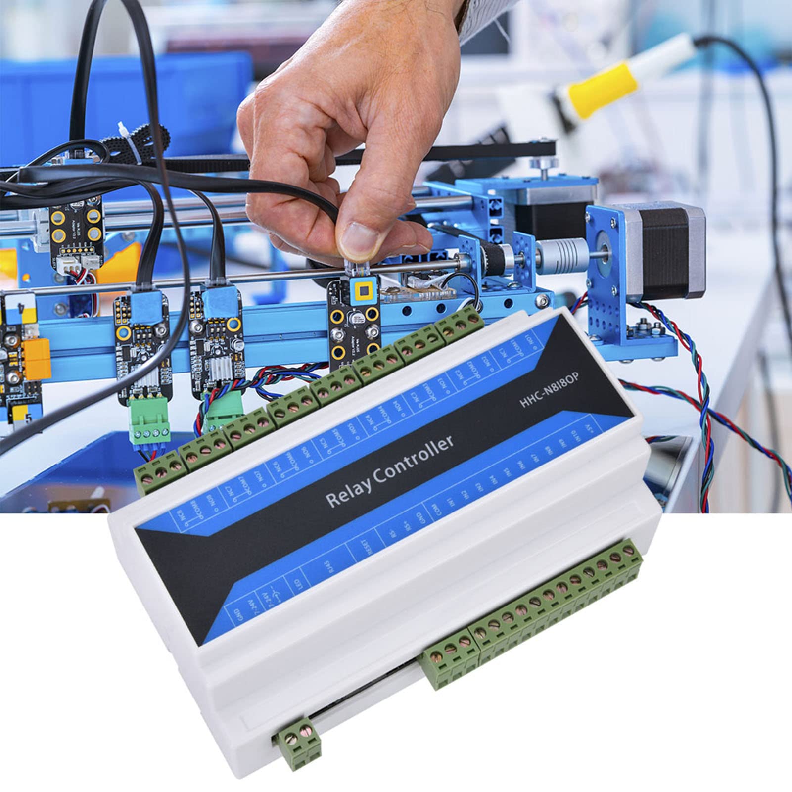 Relè Ethernet, controller relè Ethernet Deosdum a 8 canali, modulo relè di rete, dispositivo relè di controllo remoto Ethernet a Zwave Relè