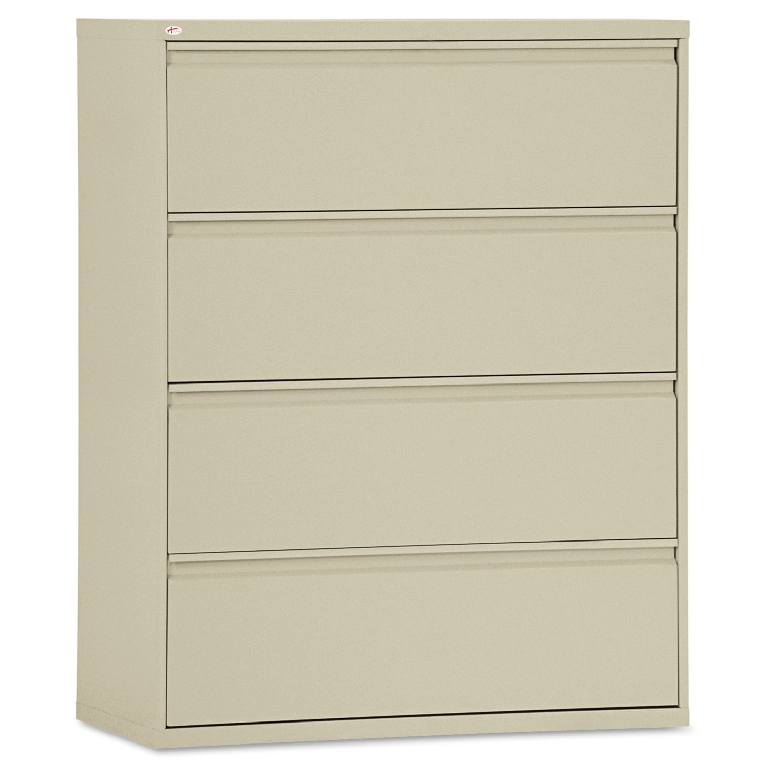 Alera 25508 42 in. x 18.63 in. x 52.5 in. 4 Legal/Letter Size Lateral File Drawers - Putty