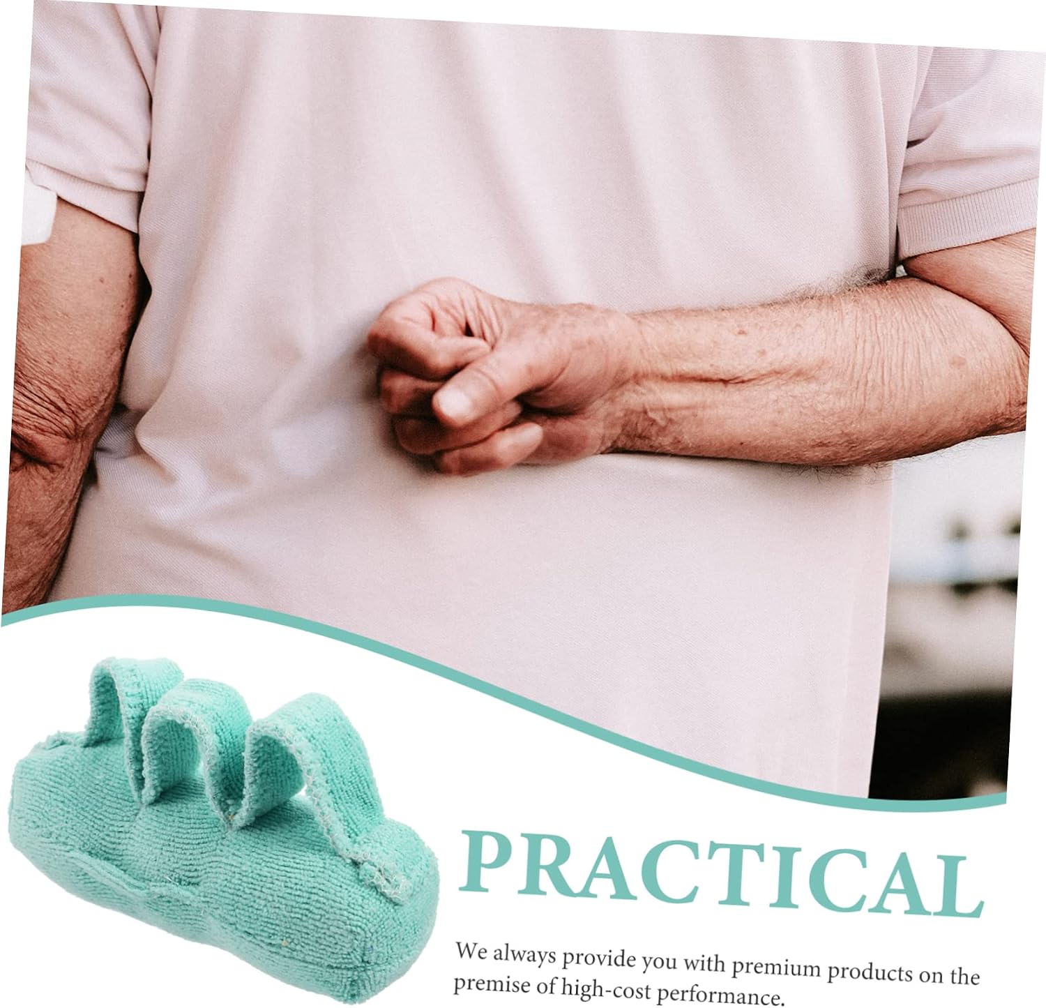 Healeved 3pcs Elderly Finger Exerciser Pad Breathable Palm Protector Cushion Ergonomic Design for Hand Health for Patients and Seniors Comfortable and Washable