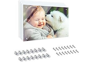 4 Pack 7.87 x 11.8 Inch Glass Photo Block for Sublimation