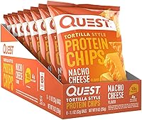Vista 23 de Quest Nutrition - Chips de proteína estilo tortilla, Buffalo Ranch, 0.67 oz de proteína, 0.14 oz de carbohidratos netos, aperitivo de proteínas sin