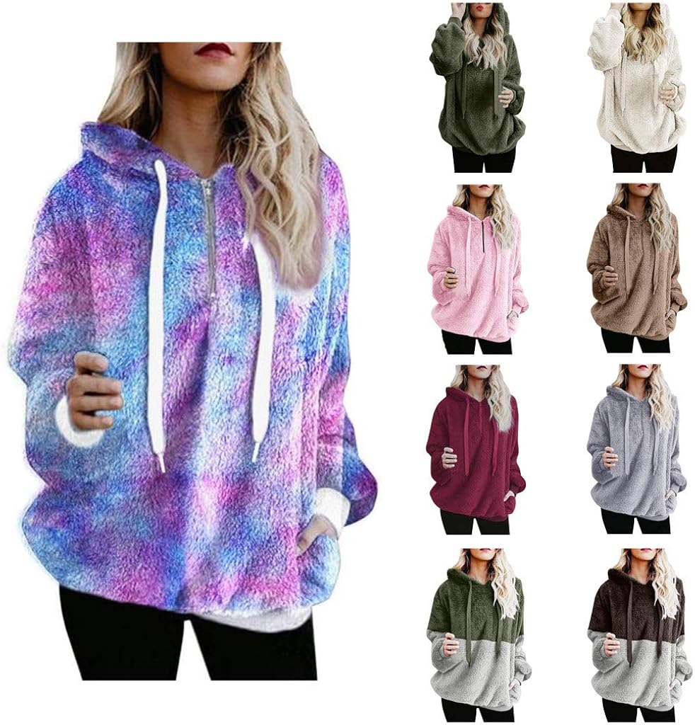 oversized sherpa pullover