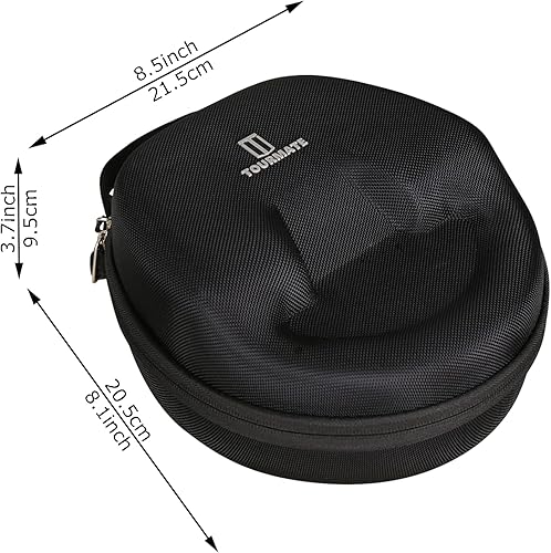 Vista 4 de Estuche rígido de viaje para auriculares inalámbricos Logitech Zone Vibe 100/125, estuche protector de almacenamiento de transporte - Tourmate