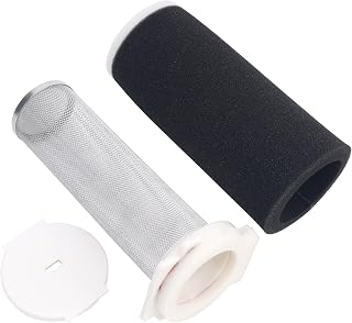 AHL Filtro de Aire & Guías & Tapa Final kit compatible con Yamaha Warrior Raptor Wolverine 350 YFM 350 Grizzly 600 660 YFM600 660 1987-2013 1UY-14458-01 1UY-14468-00 1UY-14451-00