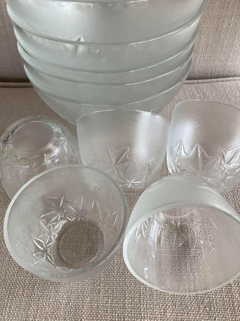 ガラス 素麺 うどん 蕎麦猪口 セット