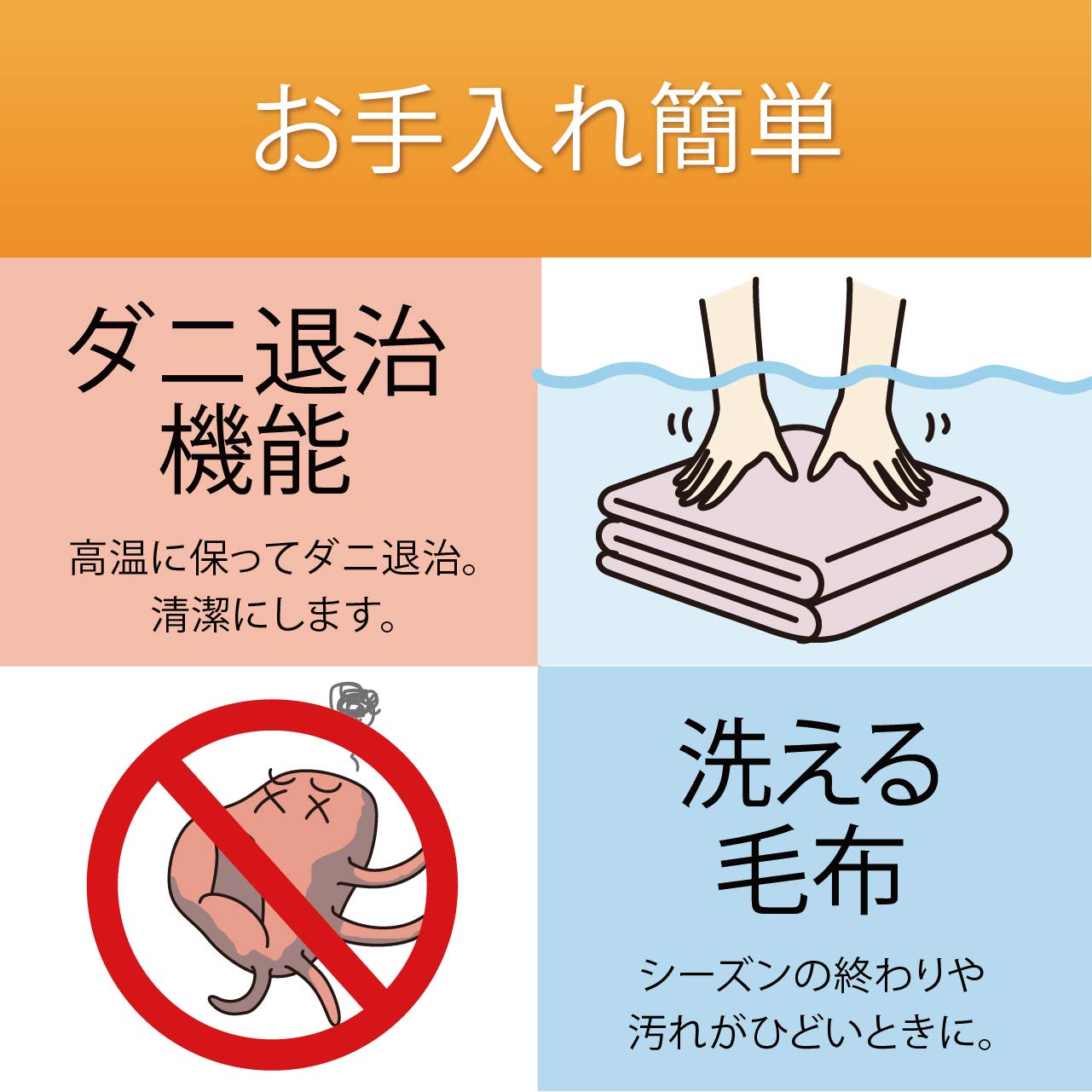 Amazon | コイズミ 電気カーペット カバー付きセット 洗えるカバー 3畳