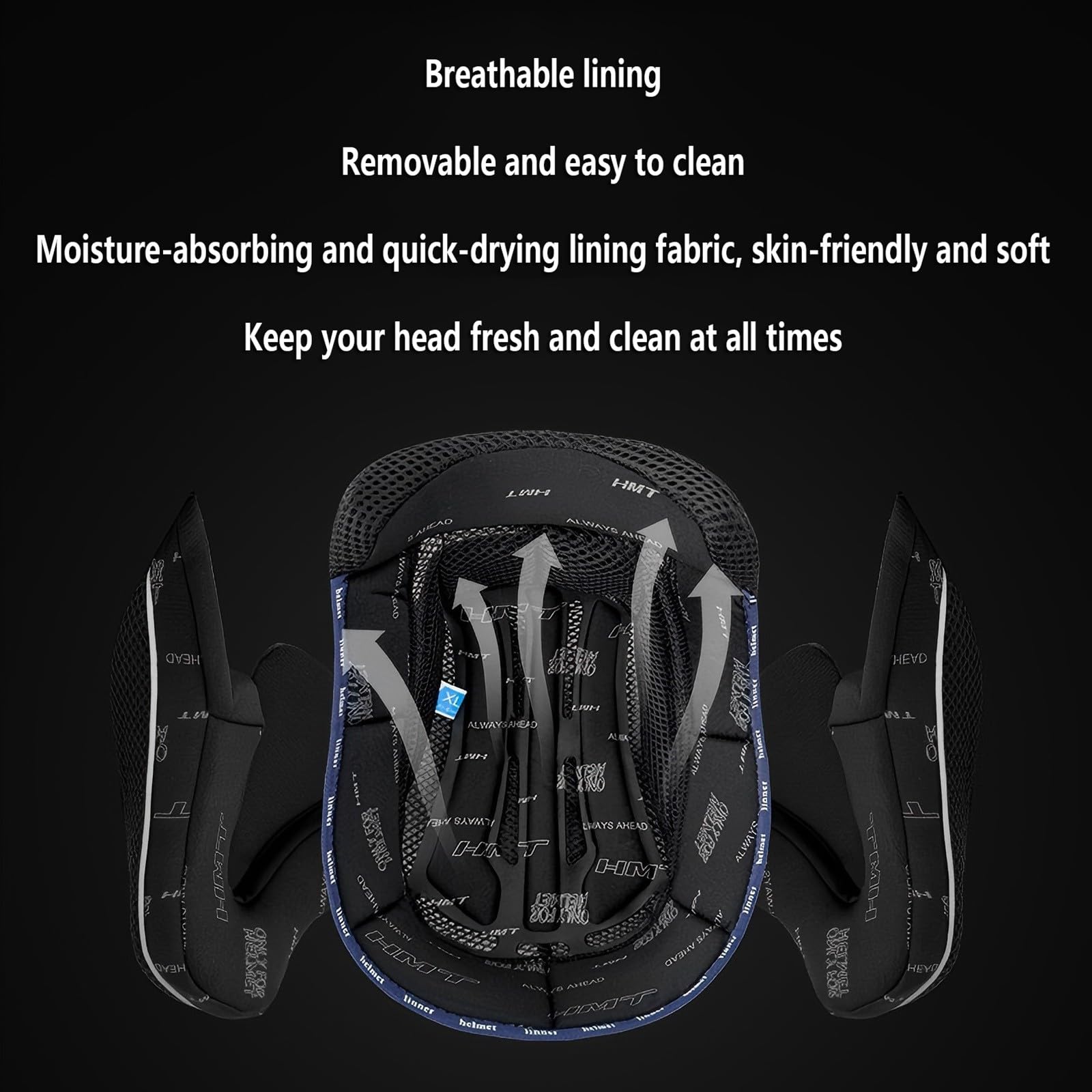 Motorrad-Halbhelm,Moped Helm,Mountainbike Helm,Rollerhelm,Mit Verstellbarer Schnellverschluss Schnalle,Für Erwachsene Männer Frauen Black,XXXL