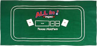 STERLING Games Poker Texas Hold'em and Craps Felt Layout, 72