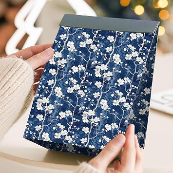 Scrapbook Paper 6x6 160gsm Double-Sided Decorative Papers for Scrapbooking, Junk Journaling, and Card Making, Ideal Scrapbook Supplies and Paper Craft Supplies 24 Sheets (Vintage Blue, 15x15cm)