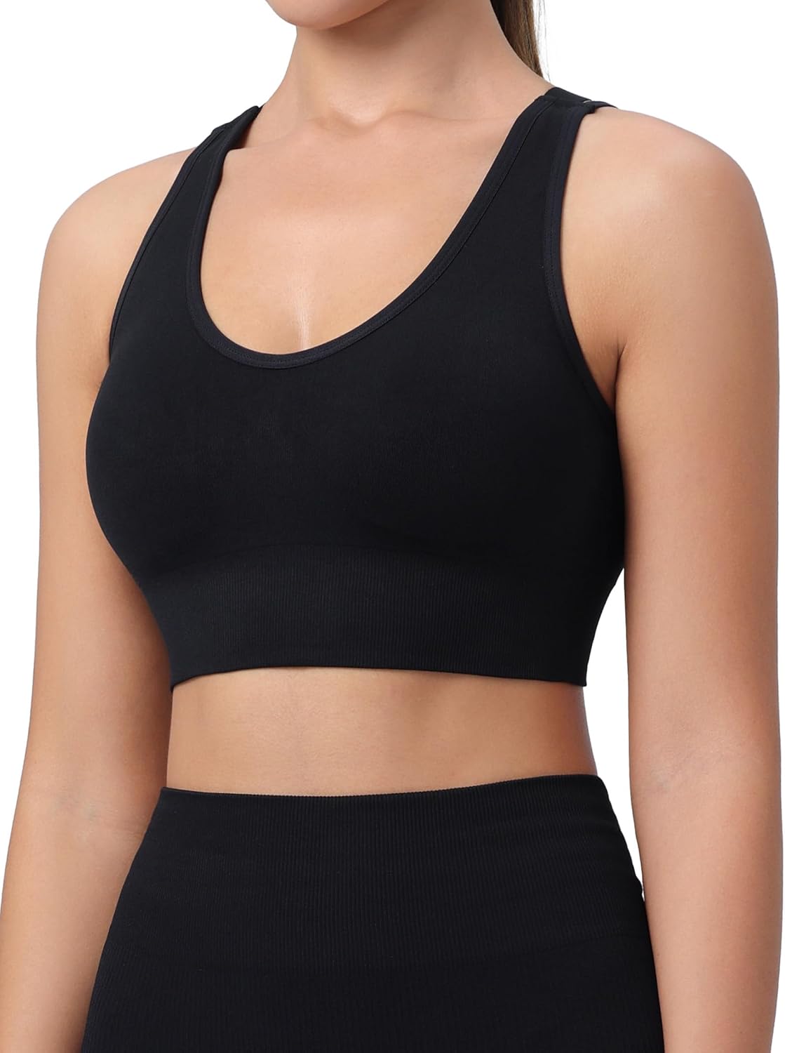 Reggiseno Sportivo HBselect 3 Pezzi - Top Incrociato Con Imbottitura Removibile - Foto 7