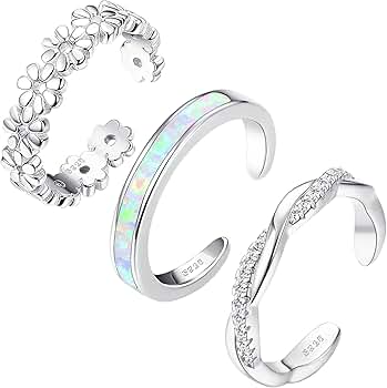 10K スターリングシルバー925 レディース リング ホワイト ゴールド 白金 Amazon | [THREE MAN] 本物のスターリングシルバー1CT輝く