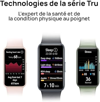 HUAWEI Band 8 Smart Watch, Borderless Touch Screen, Sleep Monitoring, 100+ Training Modes, Fast Charging, Long Lasting, 10001+ Dials to Choose From, Waterproof, Compatible with iPhone and Android,