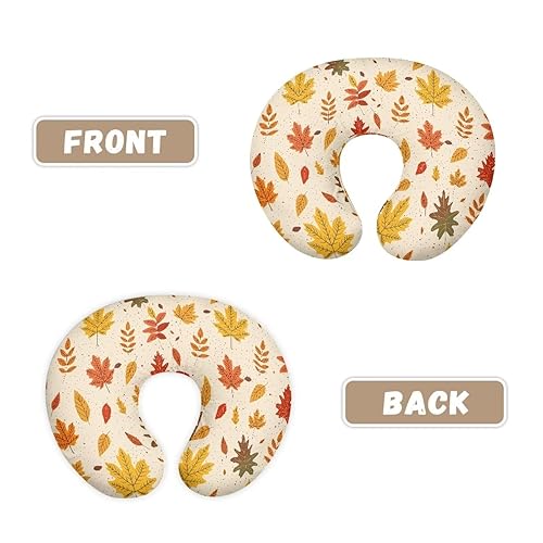 Miniatura 3 de Funda de almohada de lactancia materna con hojas de otoño, funda de almohada suave y fácil de limpiar otoño Acción de Gracias