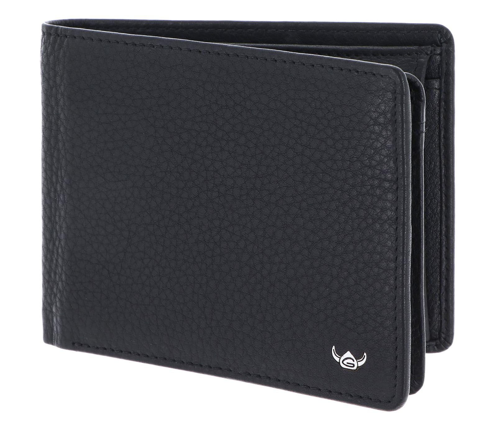 Golden Head Cuero Monedero Capri RFID Protect Scheintasche 1420 Schwarz Negro