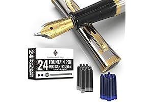 Wordsworth & Black Fountain Pen - Broad Nib Elegance for Calligraphy and Writing