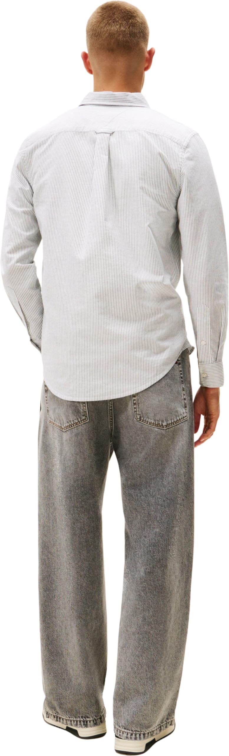 Tommy Jeans Men’s Slim Fit Stripe Oxford Shirt