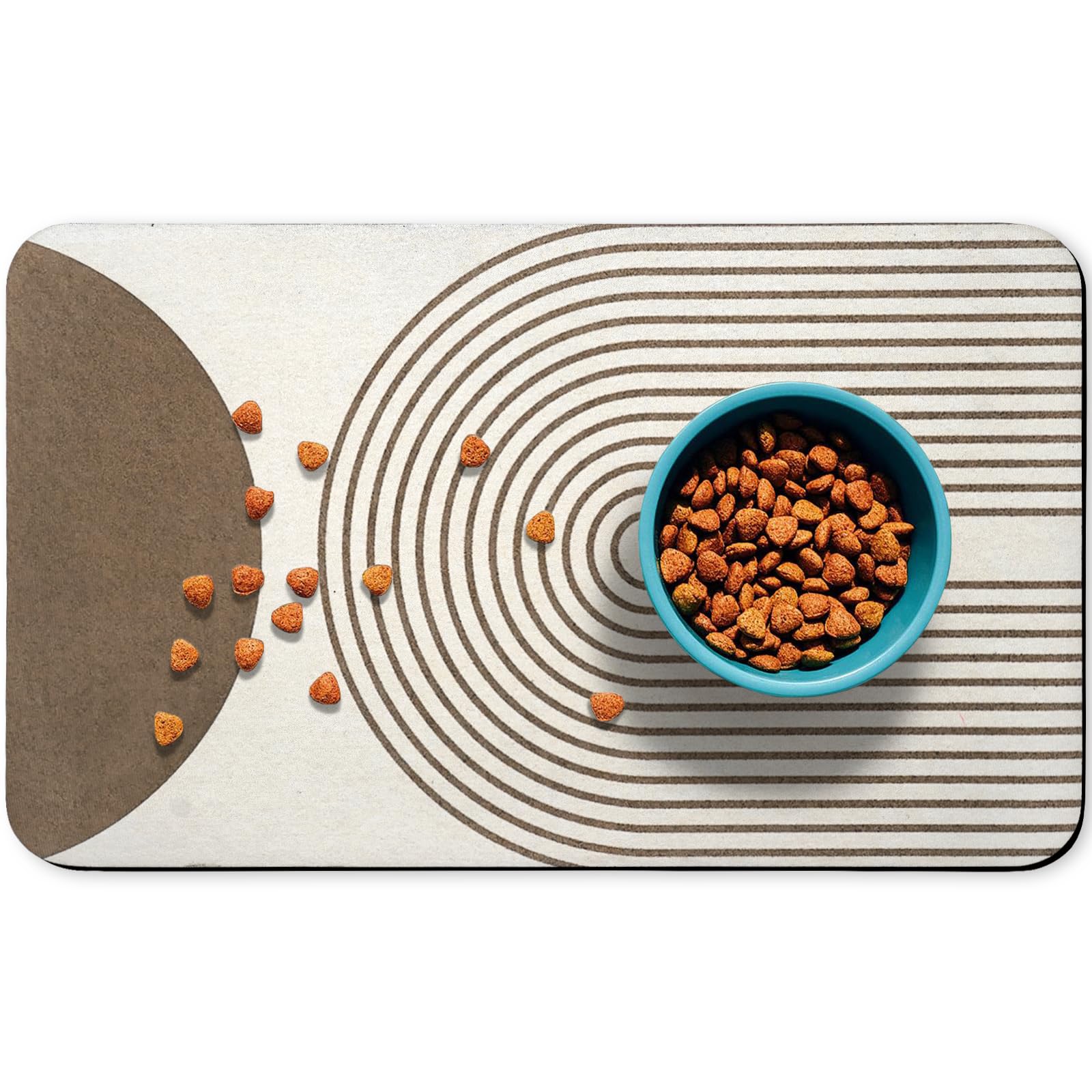 Bohemia Waterproof Pet Feeding Mats - Dog Cat Bowl Mats, Absorbent, 12 * 20 inch