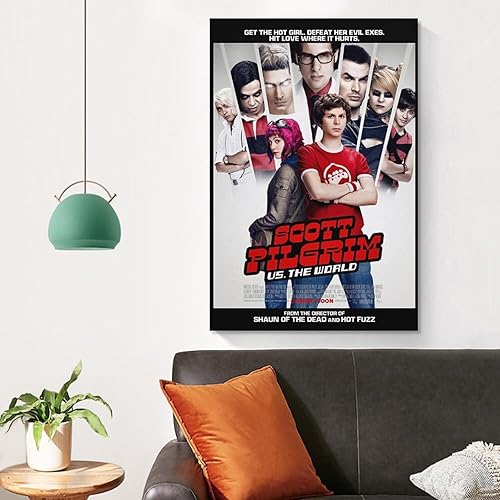 Miniatura 4 de Scott Pilgrim Vs. The World Classic Movie Poster (12) Posters Wall Art Painting Canvas Gift Living Room Prints Bedroom Decor Poster Artworks