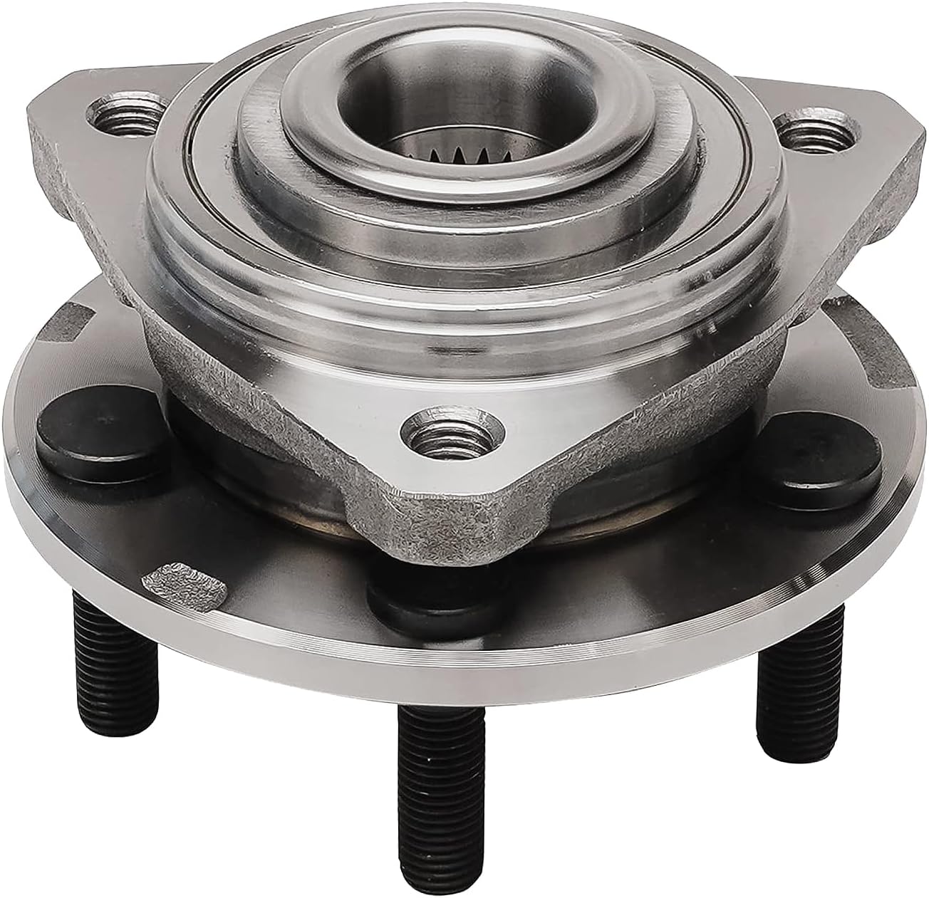 Autoround 513138 Front Wheel Bearing and Hub Assembly Compatible with Dodge Stratus 1995-2006, Chrysler Sebring 1996-2006 Cirrus 1995-2000, Plymouth Breeze 1996-2000, 5-Lug Non-ABS