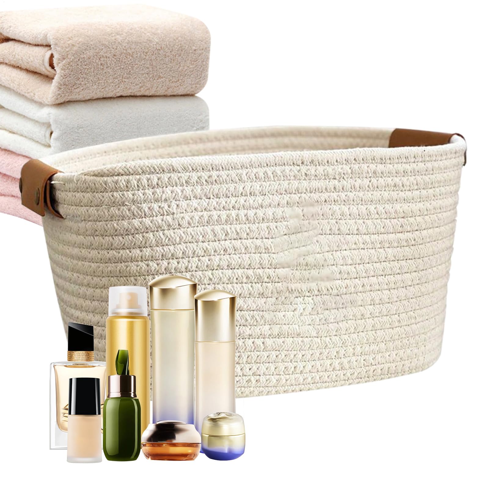 Panier de rangement pour bibliothèque et salon chaleureux