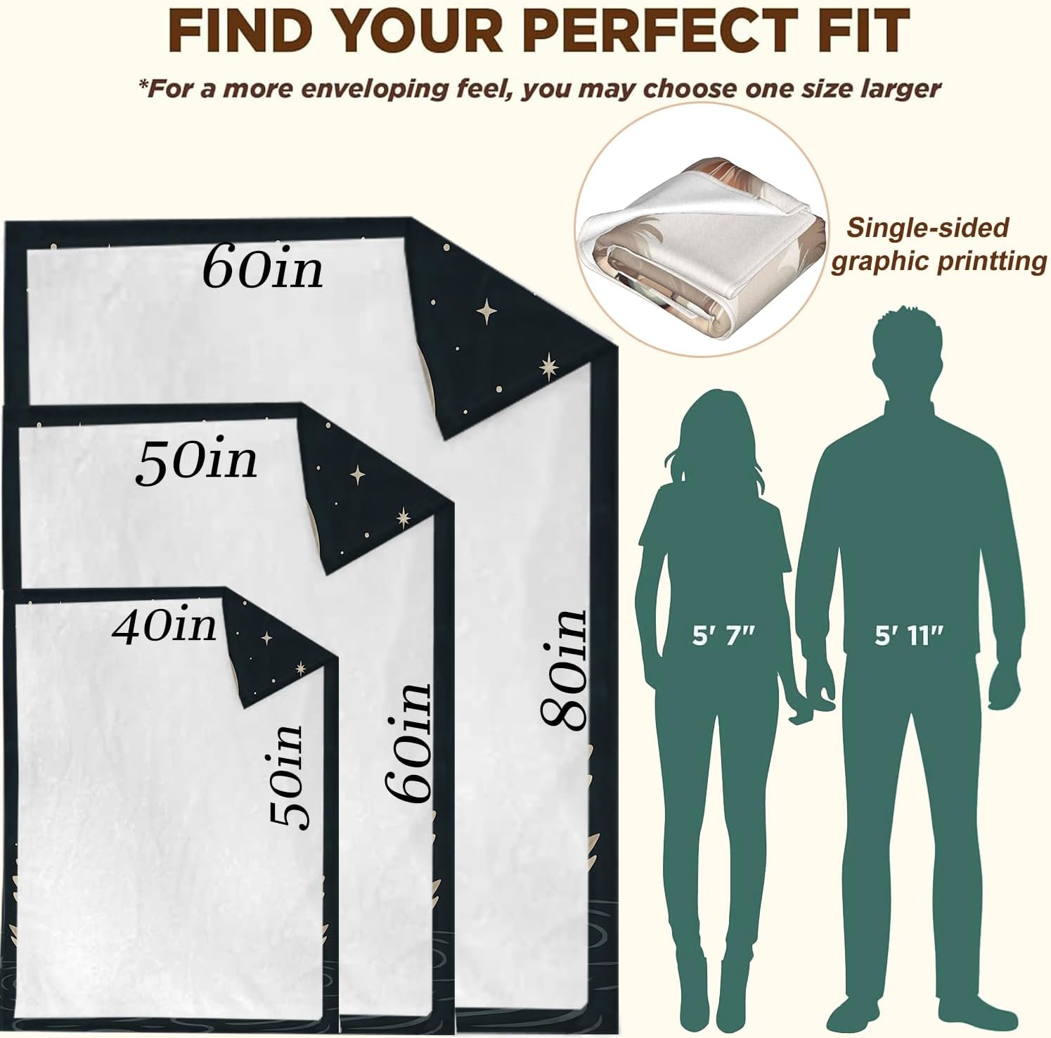 Swan Gifts, White Swan Moon Blanket for Girls Kids Women, Cozy Warm Flannel Throw Blankets for Bedroom, Travel, Couch, Home Decor, 50x60 in - Image 3