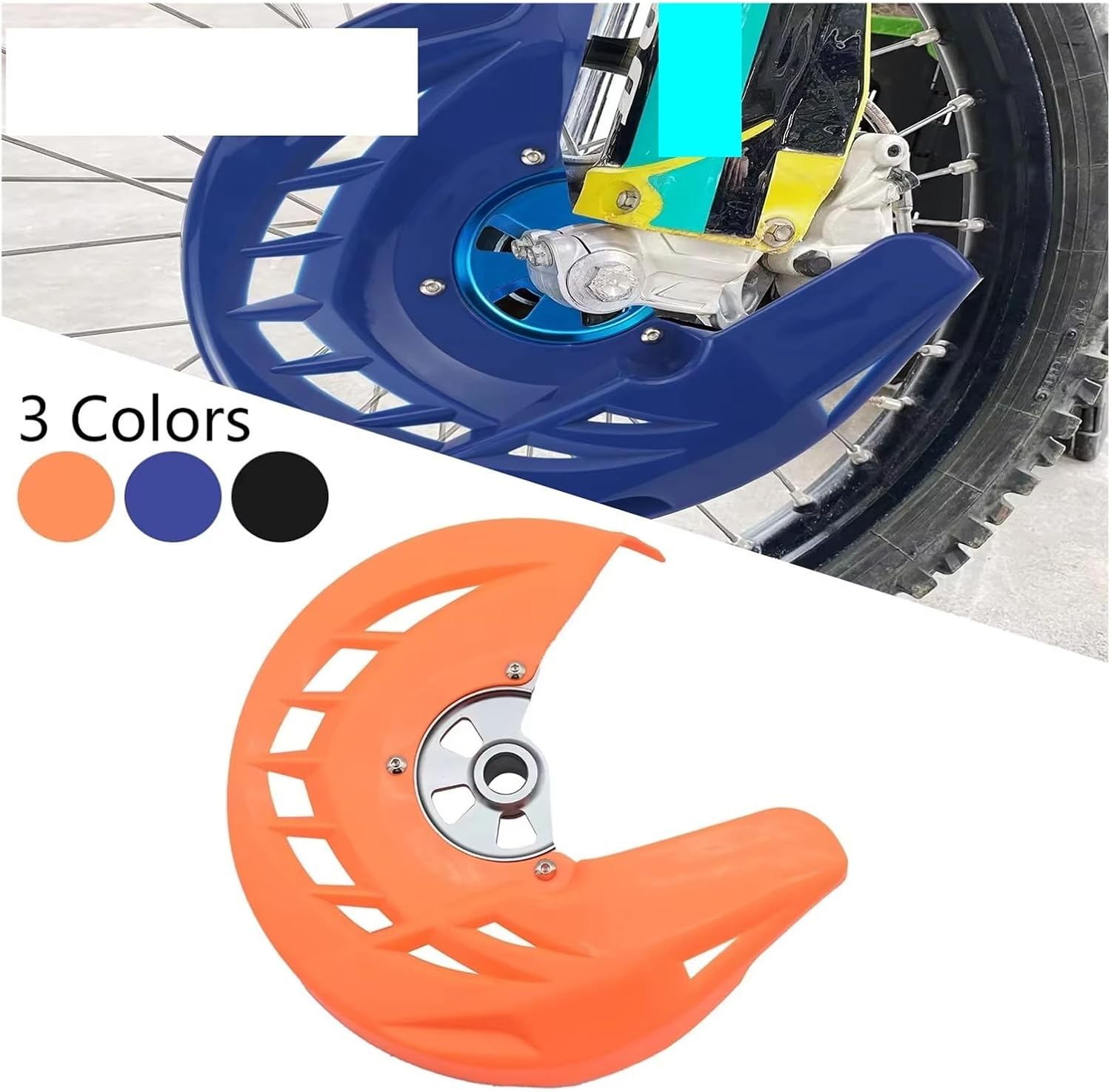 Motorcycle 22mm 26mm Front Brake Disc Guard Fit for K-tm TPI125-500 2003-2020 2021 Motocross Universal Parts(26mm Black)