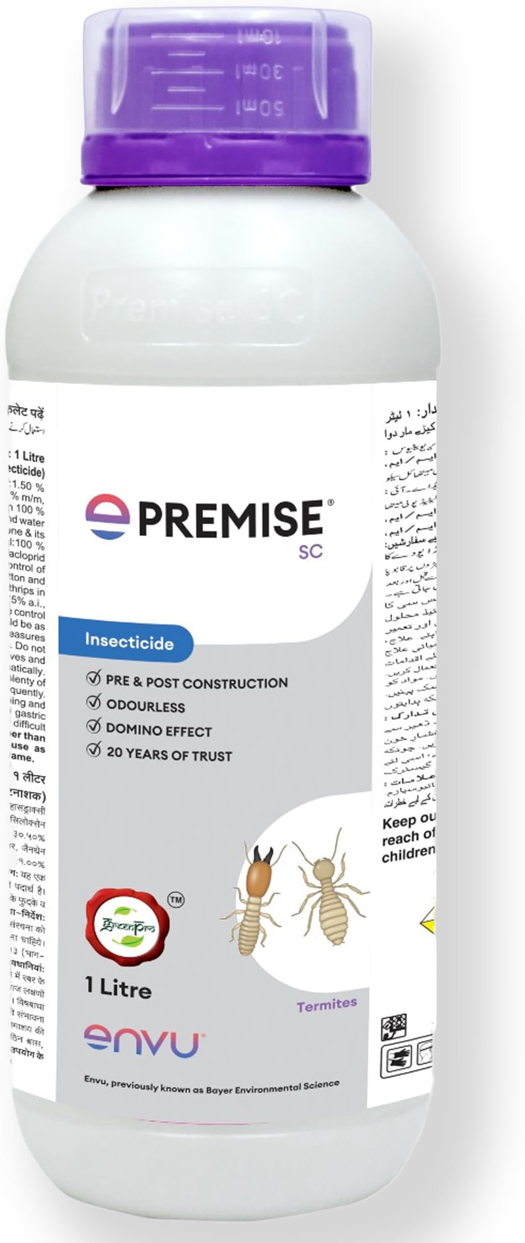 Premise Termite Control | Anti Termite Chemical for Construction | Pre & Post Construction Termite Killer Chemical | 1L