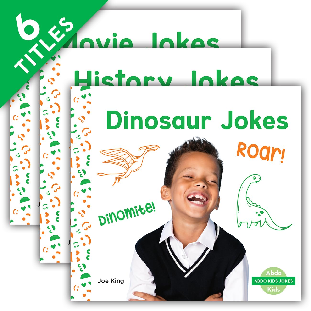Abdo Kids Jokes Set 2 (Set): Corny Jokes / Dinosaur Jokes / History ...