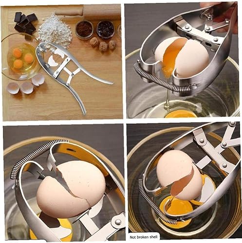 Miniatura 5 de Cocina Acero Inoxidable Huevo Tijeras Cortador De Cáscara De Huevo Abridor De Huevos Topper Separador
