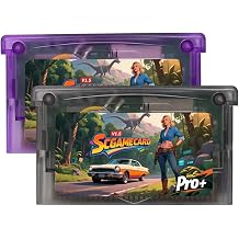 COVOZAMA SCFW V1.5 Flash Game Cartridge for Game Boy Advance GBA/GBC/GB/NES, 1000+ Games Support, RTC Real Time Clock, MiniSD Up to 32GB, Includes 8GB TF Card & Adapter Black