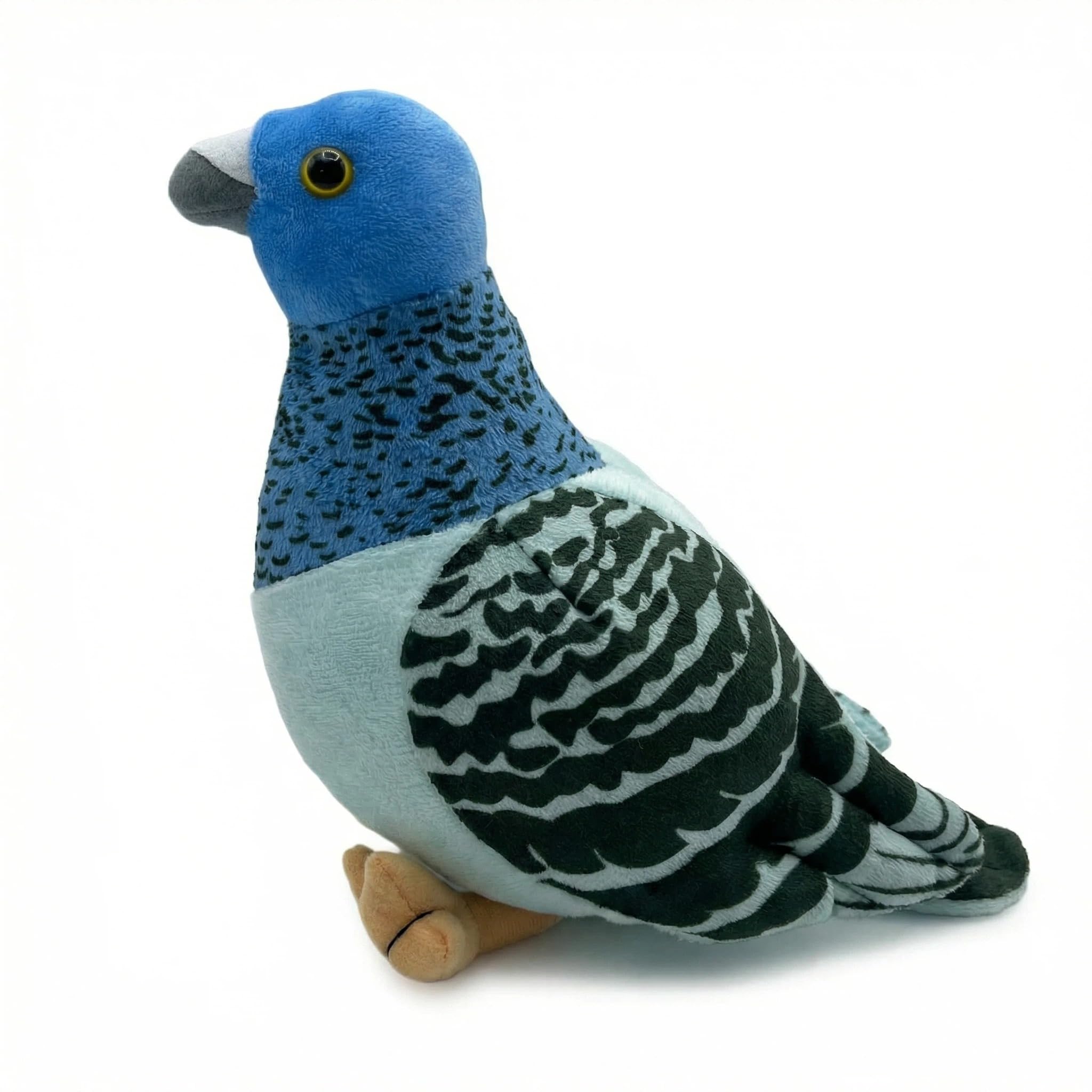 Satiskid Pigeon Plush Toy, Simulation Pigeon Plush Doll, Soft Cute and Lifelike Peace Bird, Home Decoration Animal Toys, Animal Gift for Kids (Blue) โ image 1
