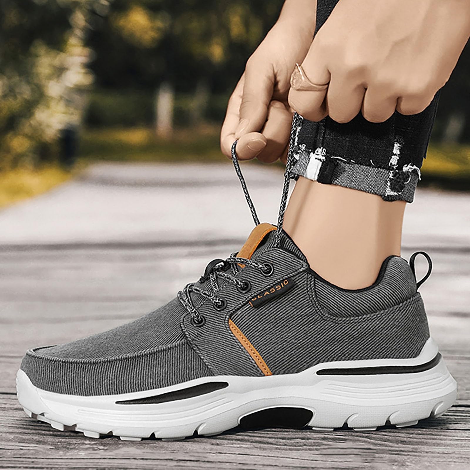 Sneakers Uomo Scarpe da Ginnastica Running da Corsa Shoes Sportive Camminata Jogging Sport Outdoor Fitness Scarpe da Ginnastica da Uomo Elastico e Morbido