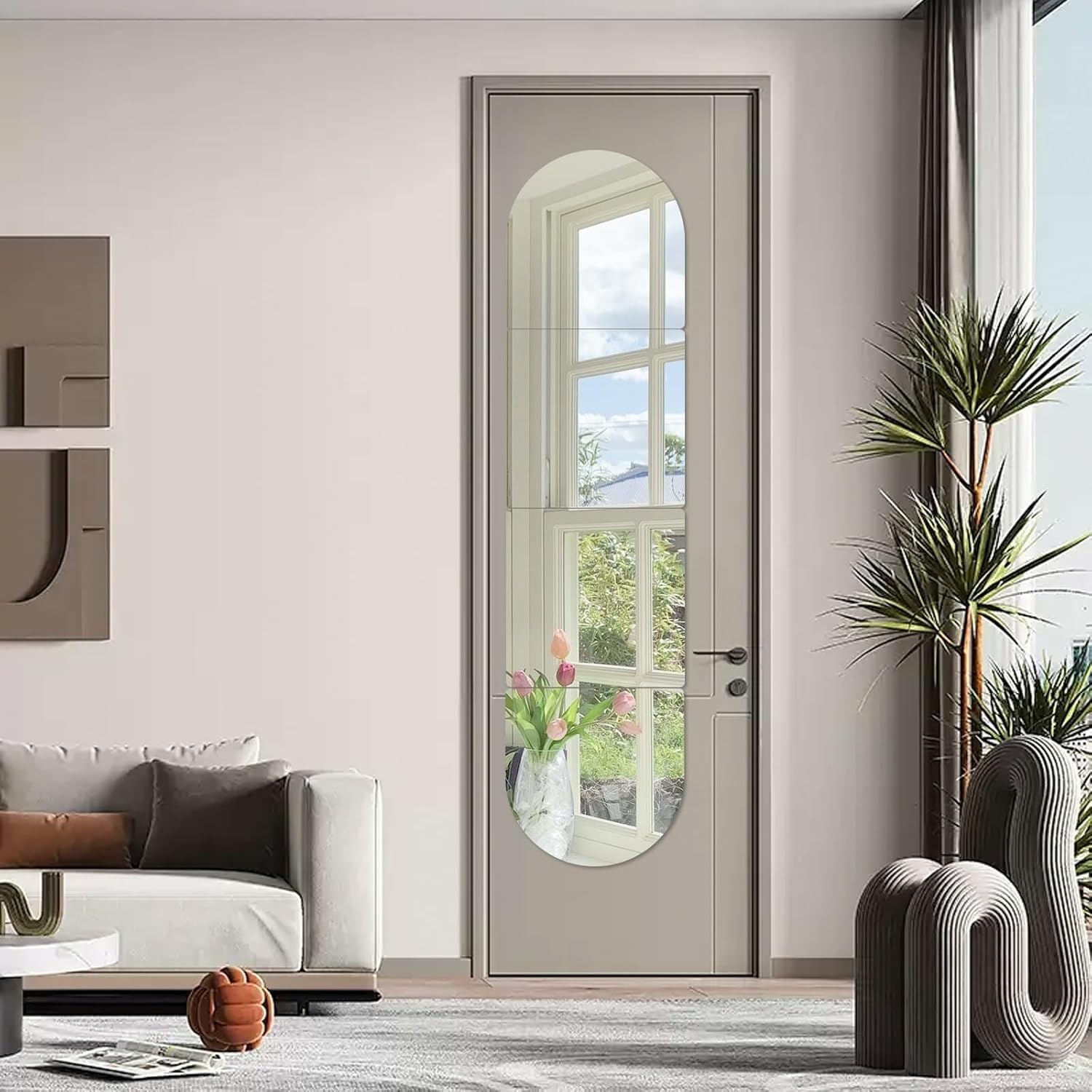 Adesivi Specchio 30x30 Cm - 4 Pezzi Acrilico Flessibile, Decorativi Per Parete, Sicuri E Leggeri - Foto 5