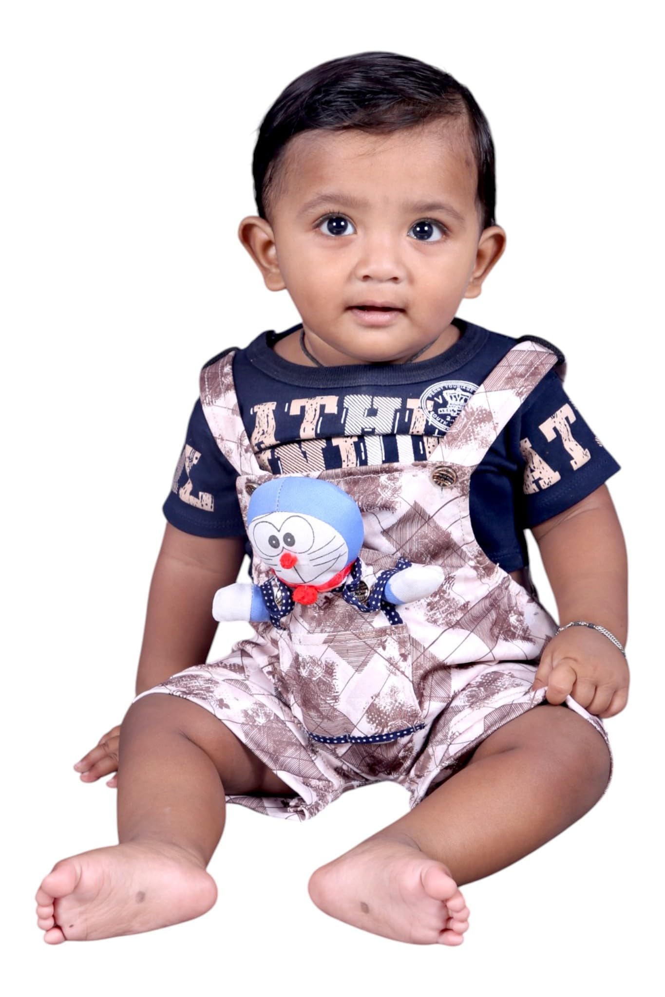 Baby Boy's Camouflage Denim Jumpsuit-picture-22