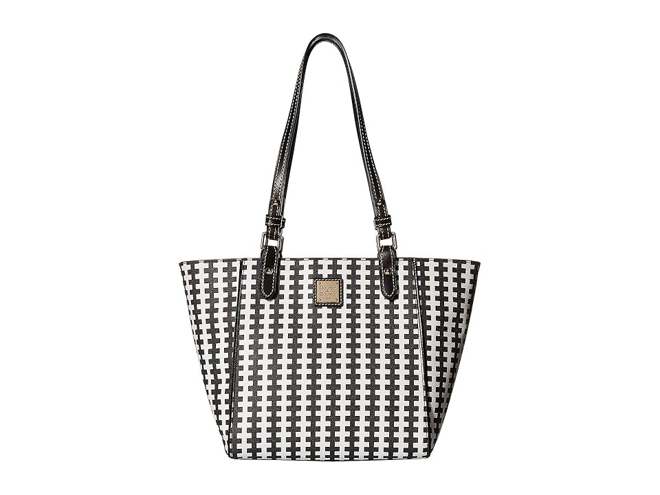 

Dooney & Bourke Georgia Janie Tote (Black/Black Trim) Tote Handbags