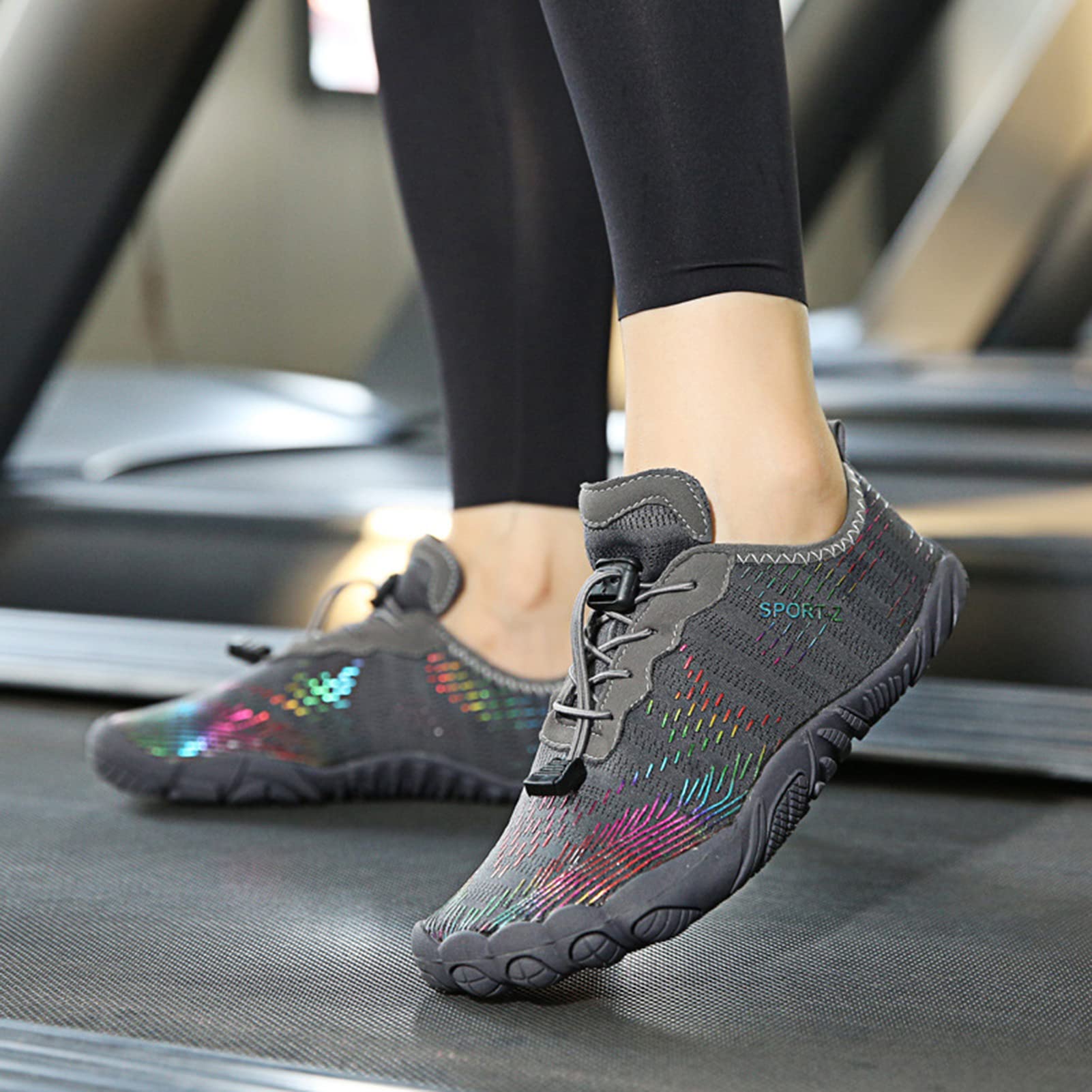 Zapatos De Agua para Mujeres Descalzas Zapatos De Agua De Secado Rápido Zapatos De Agua Ligeros para Hombres Zapatos De Escalada En La Piscina De Playa(36 EU, U-Gray)