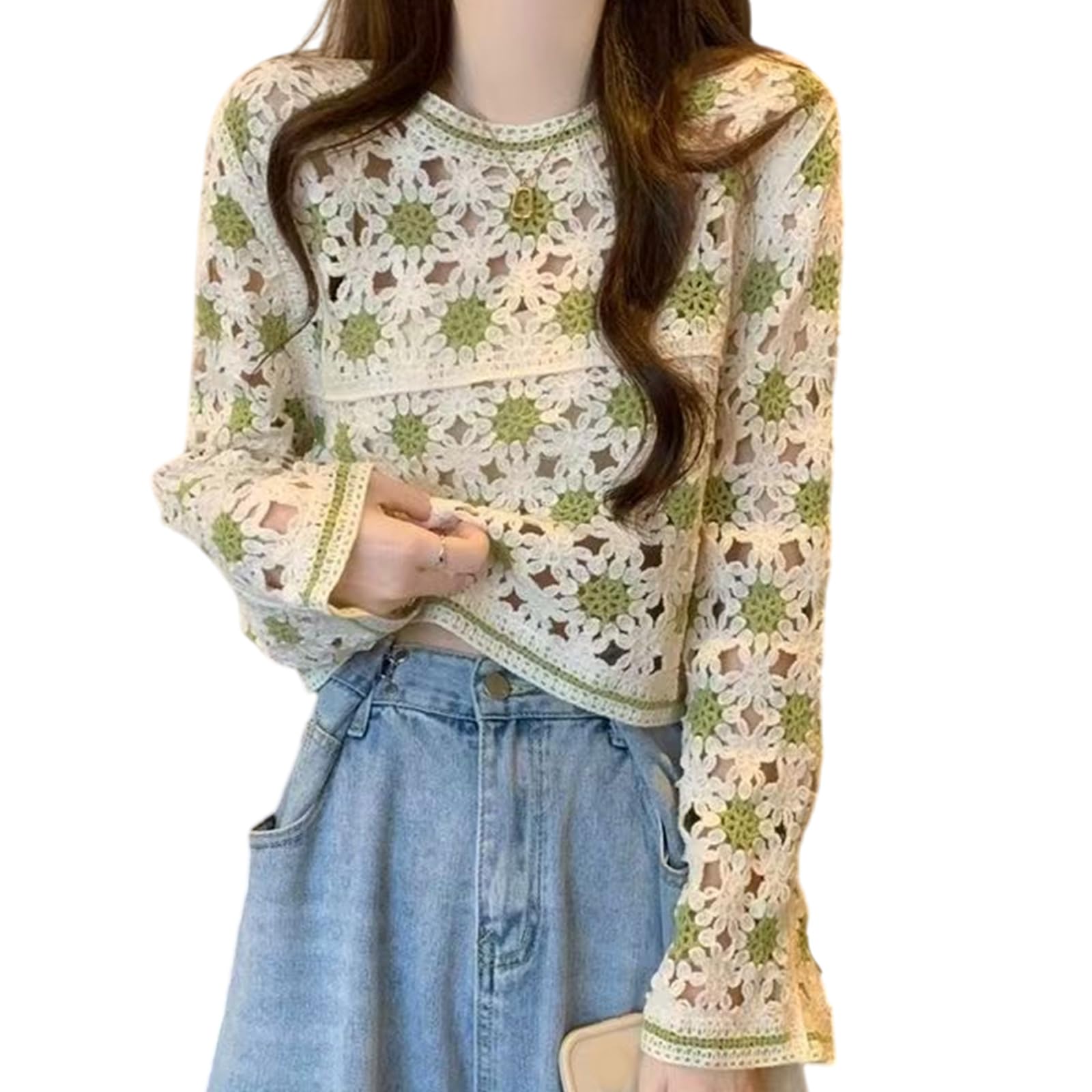 Gilet manches longues femme solution mi-saison tricot ajouré