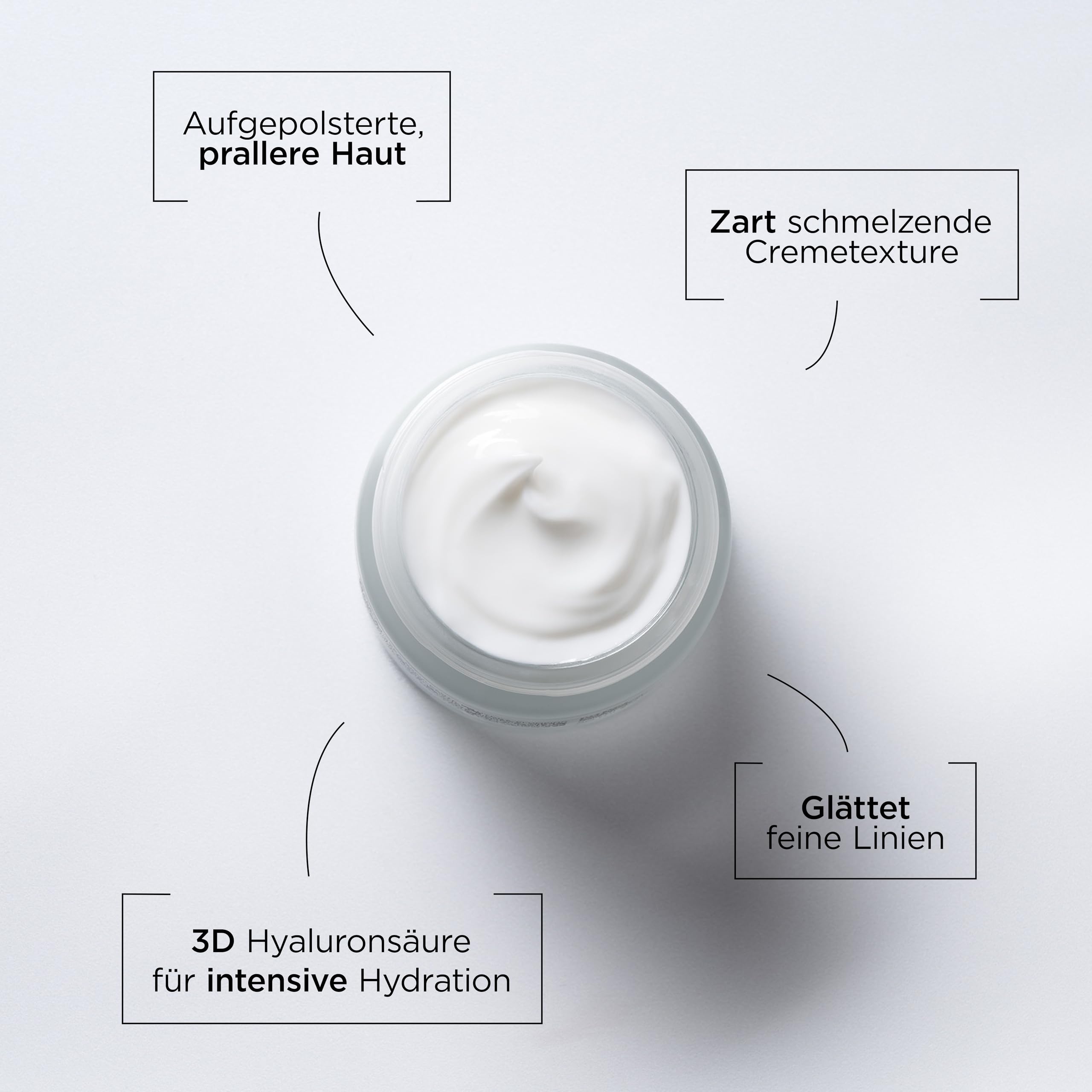 ELLA BACHÉ Hyaluron-Creme – feuchtigkeitsspendende Anti-Aging Tagespflege mit Hyaluronsäure, 50 ml